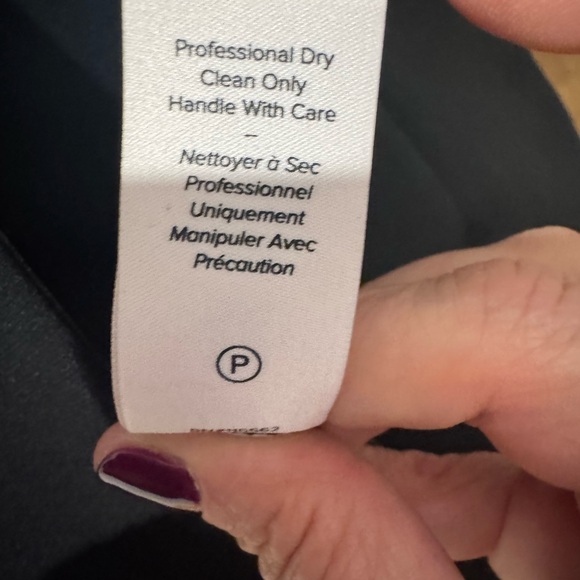 Cinq à Sept Black Jacket/Dress with Colorful Floral Accents - Picture 5 of 7